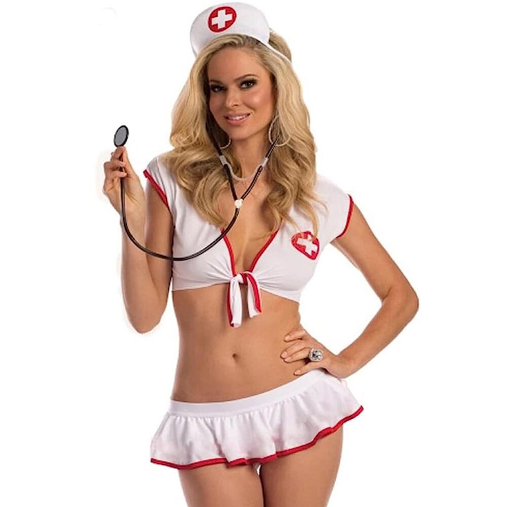 1149 Sexy Nurse Lingerie Halloween Cosplay Lingerie Naughty Nightingale
